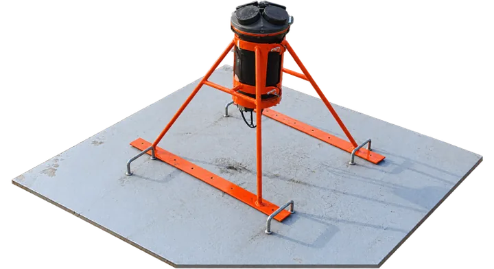 FlowQuest 600 kHz ADCP mounted on a seabed deployment frame