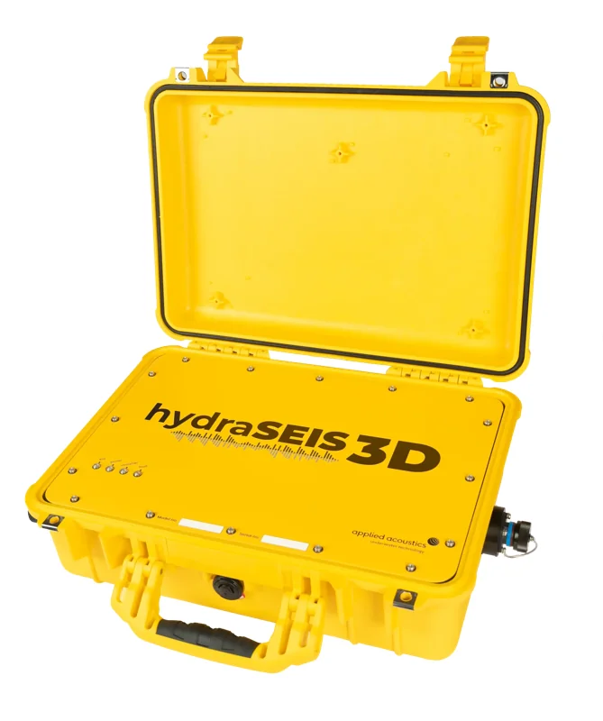 HydraSeis marine seismic survey system Applied Acoustics HydraSeis multi-channel marine seismic acquisition equipment