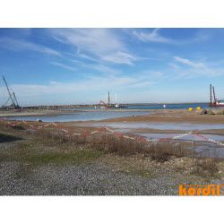 Coastal construction and harbour survey site