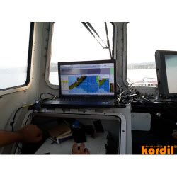 Survey and machine-guidance equipment with monitoring screens