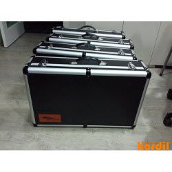 Survey instruments and electronics prepared for field work