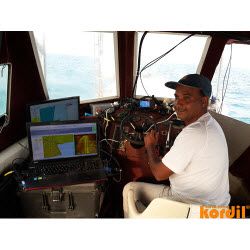Survey and machine-guidance equipment with monitoring screens