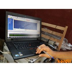 Survey and machine-guidance equipment with monitoring screens