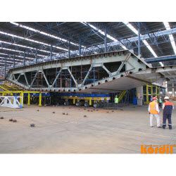 Large construction structure under survey