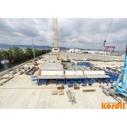 Coastal construction and harbour survey site