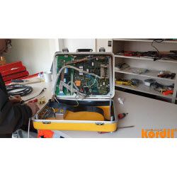 Survey instruments and electronics prepared for field work
