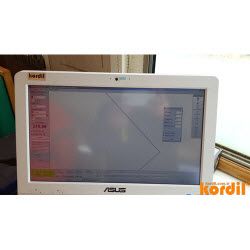 Survey and machine-guidance equipment with monitoring screens