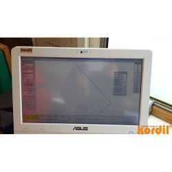 Survey and machine-guidance equipment with monitoring screens