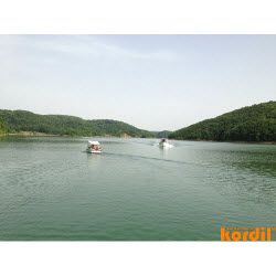 Reservoir or river survey project site