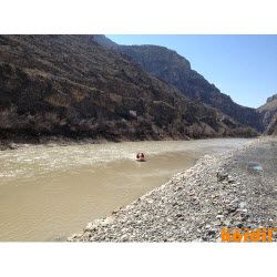 Reservoir or river survey project site