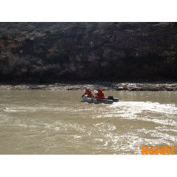 Reservoir or river survey project site