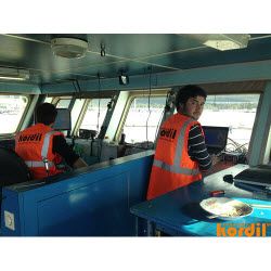 Survey and machine-guidance equipment with monitoring screens