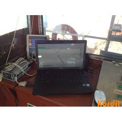Survey and machine-guidance equipment with monitoring screens