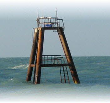 Offshore survey control structure