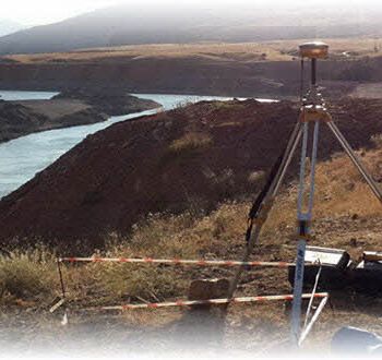Reservoir or river survey project site