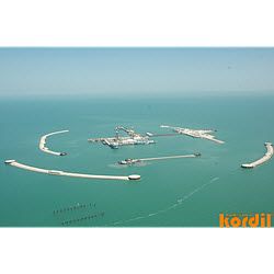 Coastal construction and harbour survey site