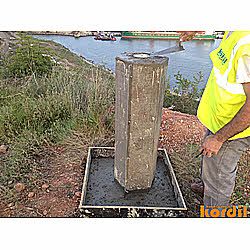 Survey control monument used for positioning