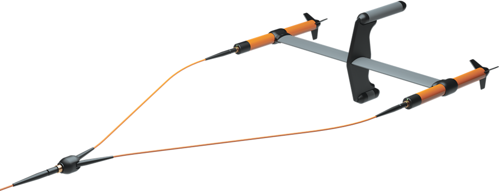 Marine Magnetics Synapse H-Grad Marine Gradiometer Marine Magnetics Synapse H-Grad horizontal transverse gradiometer for marine UXO detection