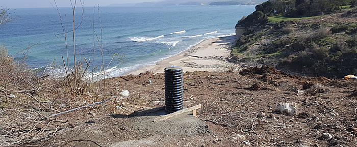 Survey control monument used for positioning