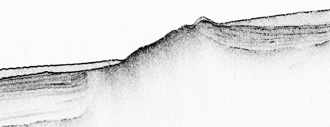 Sub-bottom profile showing sediment layers near Büyükada